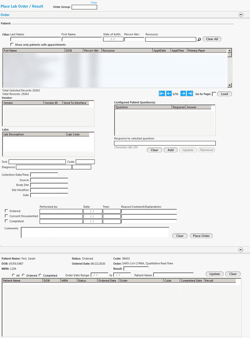 COVID19 Testing Clinic NextGen EHR Template Blog TempDev
