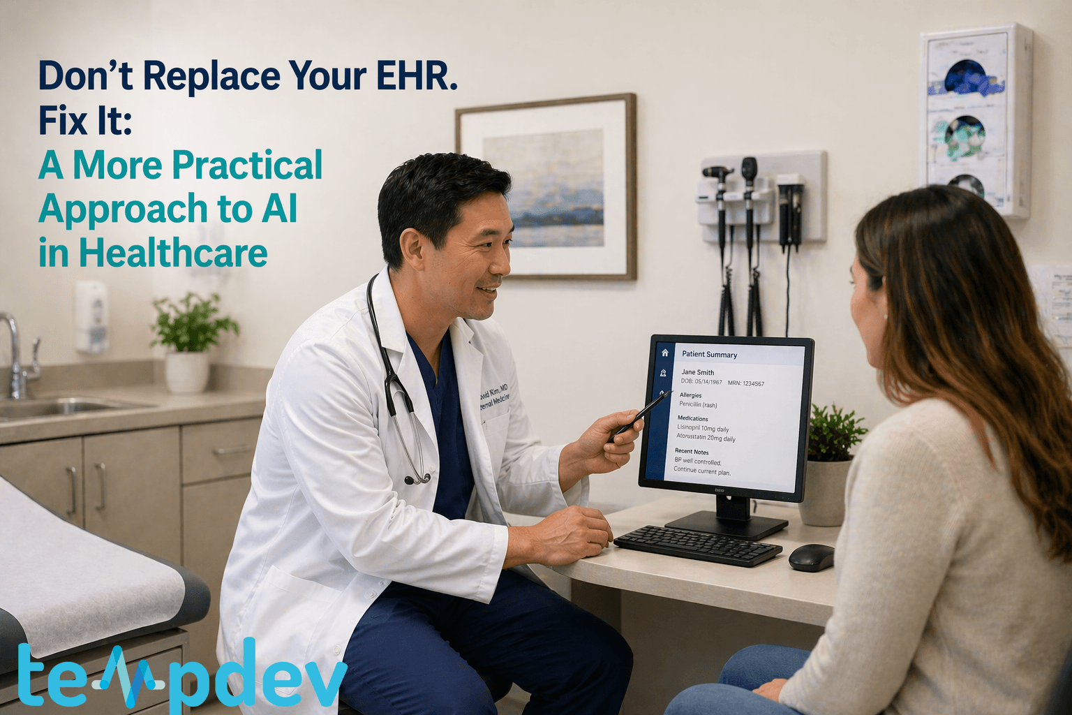 Don’t Replace Your EHR. Fix It: A More Practical Approach to AI in Healthcare
